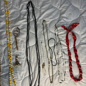 Assortment of Vintage Fashion Jewelry.